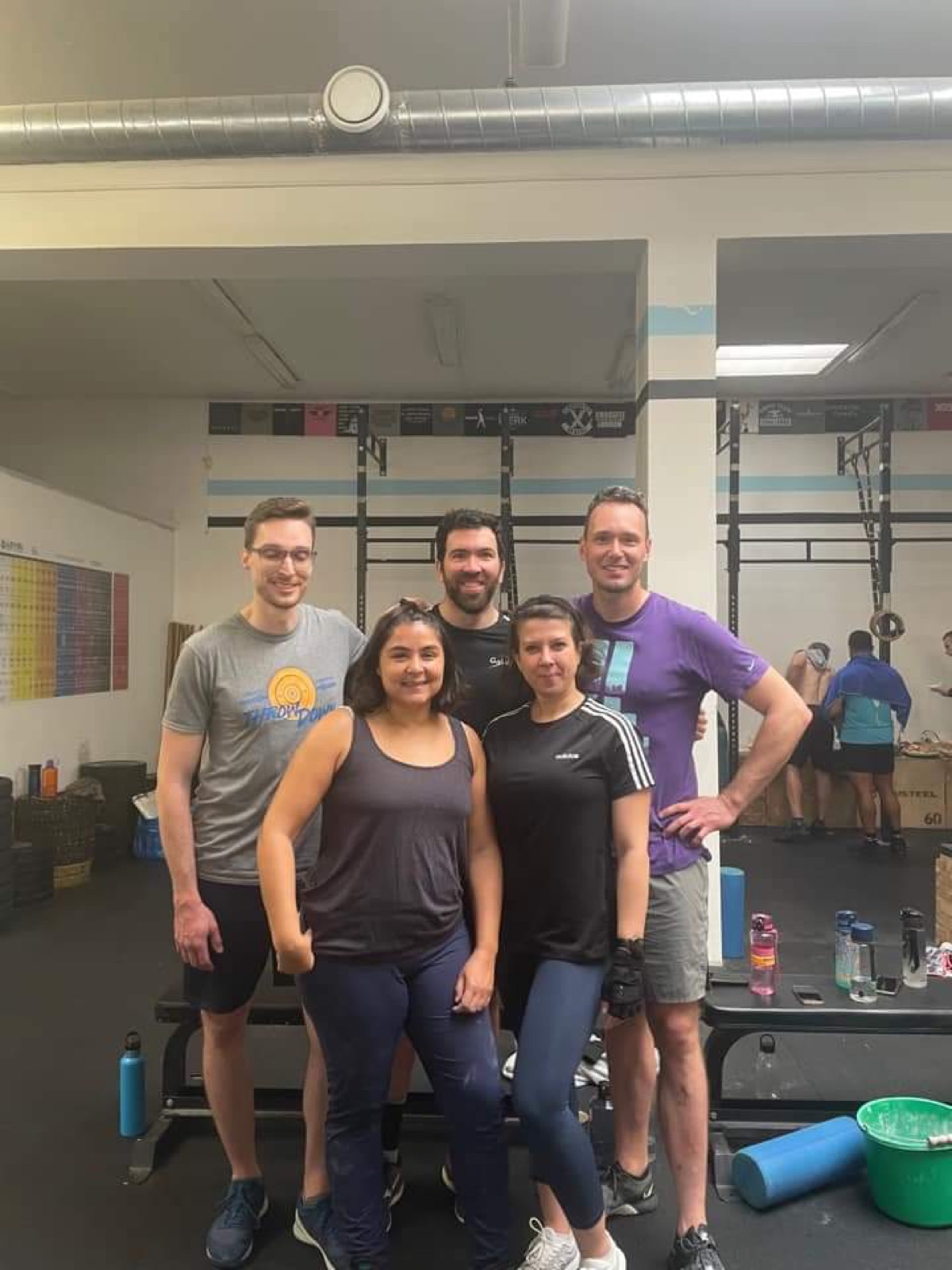 Members together after a class at CrossFit Committed